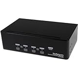StarTech. com 4 Port Dual DVI USB KVM Switch w/Audio & USB - Hub - 4 x 1-8 x DVI-I Video - RoHS-Compliance