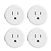 Produktbild FancyU Wifi Smart-Stecker, Mini Smart Socket Kompatibel mit Alexa und Google Assistamt, Enabled Fernbedienung und Sprachsteuerung für Haushaltsgeräte