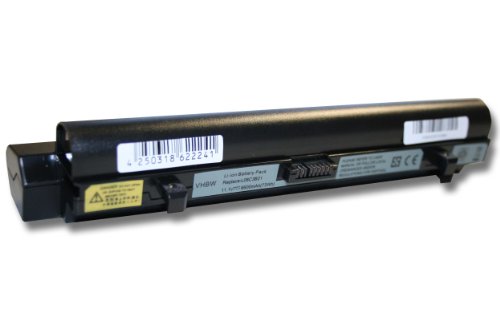 vhbw Li-Ion Akku 6600mAh (11.1V) schwarz für Notebook Laptop Lenovo IdeaPad S10, S10e, S12, S9, S9e, M10 wie L08C3B21.