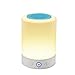 Produktbild Kobwa Bluetooth Lautsprecher Tragbar Stereo Drahtlos Lautsprecher mit Farbwechsel LED Nachtlicht Stimmungslicht und Eingebautes Mikrophon für IOS Android Smartphones, Tablets, Laptop