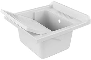 Dianhydro PILOZZO Lavoir et table essoreuse, centre, lave-linge, polypropylène 60 x 50 cm