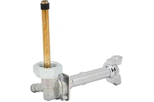 ARAMOX 16950-KAF-000 16963-MR1-000 Zawór Przełączający Zbiornik Paliwa Petcock, Metal + Plastikowy Zawór Zbiornika Paliwa Petcock z Zamiennikiem Dźwigni do Shadow VLX600 VT600C CD