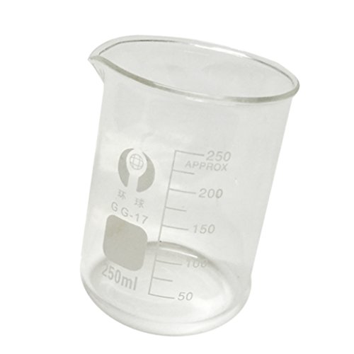 MagiDeal Messbecher Werkzeug, Transparente Borosilikatglas Labor Messbecher – Klar, 250ml - 4
