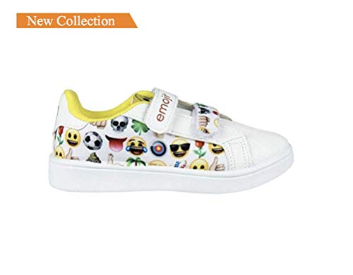 Zapatillas Deportivas Emoji 5315 - Blanc/Jaune - Taille 30 EU