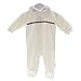 Cambrass Unisex Baby All-in-One Scenes of Nature Appliqued Velvet Playsuit Beige 12 - 18 Months