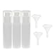 Produktbild MagiDeal 3 Stück 30ml Leere Pumpflaschen für Make-up Flüssigkeit Gel Lotion Creme Spender Pumpspender, Gelspender Reise Kosmetik Behälter mit 3 Trichter