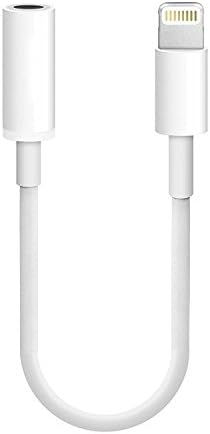 Cooliker IPhone 7/7 Plus Earphone Adapter, High Digital Lightning Connector to 3.5mm Headphone Female Jack Audio Earphone Adapter Converter for iPhone 7 7Plus 6 6s se 5 5s iPad Mini Pro Air