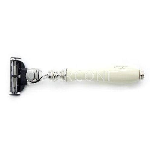 Haryali London Hand Assembled Ivory (Gillette Mach 3) stunning Shaving Razor