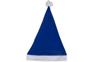 VASARA Lotto di 50 cappellini di PAPA NOEL blu