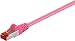 Produktbild Microconnect sstp615pi 15 m CAT6 S/FTP (STP) Rosa – Netzwerk-Kabel (RJ-45, RJ-45, männlich/männlich, CAT6, S/FTP (STP), Rosa)