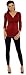 Zeta Ville - Women's Maternity Nursing T Shirt Top Tee - Sizes S-4XL - 618c (Crimson, UK 8/10, M)