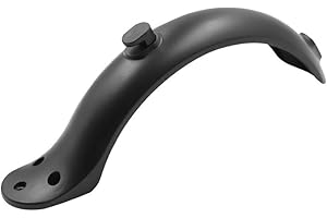 FACULX Guardabarros trasero para scooters eléctricos, protector contra salpicaduras, accesorios de repuesto, guardabarros trasero (negro)