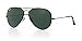 Produktbild RB2140 Aviator Classic – Rb3025 L2823 58 – 14 – Schwarze und grüne Gläser g-15