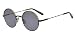 Produktbild Garrett Leight - SEVILLE MATTE BLACK, Rund Metall Unisex