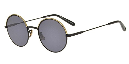 Preisvergleich Produktbild Garrett Leight - SEVILLE MATTE BLACK, Rund Metall Unisex