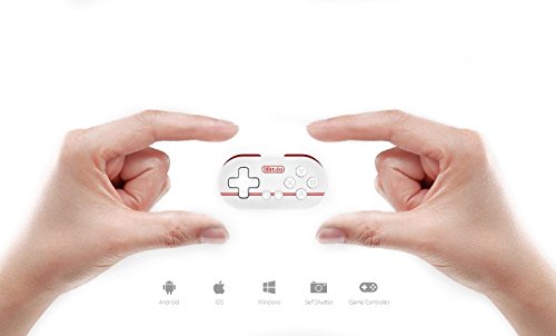 QUMOX 8bitdo FC30 Z  ro Bluetooth Controlador Gamepad para iOS Android Windows Mac  Rojo