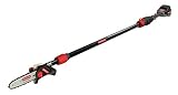Peso de 6, 1kg con batería Oregon 563469 Podador de Altura PS250. No Incluye Cargador. Compatible con Las baterías de Litio, 36 W, 36 V, Rojo/negro/gris, sin