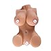 Produktbild Finlon 3D Hälfte Liebespuppe Torso Realistischer Masturbator Vagina und Arsch Silikon Sex Puppen mit realistischen Vagina Pussy Entity Masturbation Sex Spielzeug für Männer