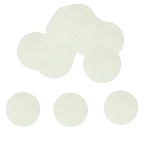 Hosaire 100 Etikett Runde Form Kraftpapier Tags Selbstgestalten Anhänger Etiketten DIY Deko Hochzeit Party Etikett Preisschild Schilder Geschenk Anhänger Kofferanhänger Label,5 x 5 cm