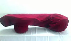 Veena cover regular Velvet fabric cloth with ZIP - Suitable for Joint type/Tanjavur veena/Ekantha Veena