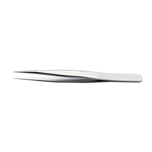 Ideal-Tek 0C9.SA.0 High precision Tweezers, Anti-Magnetic Acid, Stainless Steel, Tip characteristic, OAL: 90 mm