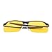 Produktbild WEIWEITOE Classic HD Nachtsicht Anti-Glare Anti-Reflective Polarized Brille UV400 Driving Sonnenbrille Outdoor-Brille Angeln Brillen, gelb,