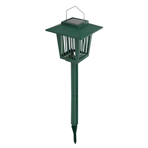 Preisvergleich Produktbild Moskito Lampe, Insect KillerLED Solar-MückenlampeGarten Rasenlicht Mückenlampe HochspannungsnetzInsektenvernichter, Mückenvernichter,Mückenschutz LampenEffektive Bekämpfung von Insekten (Green)