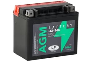 LP BATTERIES Batería Moto AGM LTX12-BS (12V 10Ah)