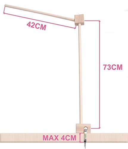 Best For Kids Universal Mobilehalter BESTE QUALITÄT – Mobilehalter, ideal zum klemmen und aufhängen 42x73x4 cm - 2