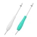 Produktbild MoKo [2 Pack Silicone Grip Holder Ergo Protective Sleeve Cover Case Accessories Compatible with Apple Pencil 1st / 2nd Generation, White & Gem Green