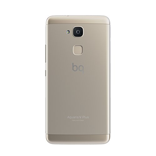 Bq Aquaris V Plus Smartphone (13,97 cm (5,5 Zoll) Display, 32 GB Speicher, Android 7.1.2 (Nougat)) weiÃŸ/mist gold