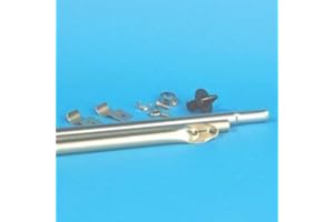 Caravan Stuff 4 U Storm Pole & End Clamp (K4) - Silver - 2.5m - Hardware Clamp Vise