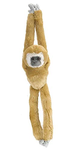 Wild Republic Europe - Scimmietta in Peluche da Appendere, 51 cm, Bianco