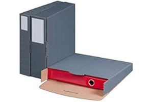 SMARTBOXPRO Ordnerversandbox 50-80A anthrazit 320 x 288 x 50-80 mm Karton Ordnerversand 20 Stück