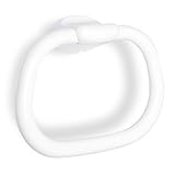 toallero plastico Práctico y Ligero Tatay 6630001 Aro toallero, Blanco, 25.00x6.50x18.00 cm