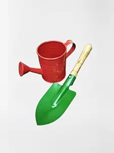 Tnz Creations, Watering Can with Spade. These Adorable Garden Tools Help You in The Garden Promote Fun Family time by Engaging Kids with Nature.