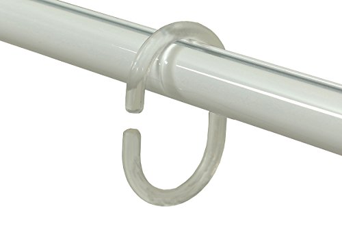Duschvorhangringe 12 Stück Duschvorhangringe Ringe transparent Duschvohang