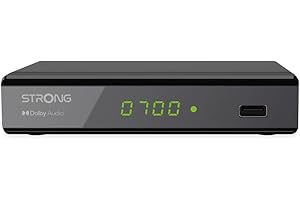 STRONG SRT 8119 Decoder Digitale Terrestre DVB-T2 HDMI con Display per lo switch off e nuovo standard di trasmissione televisiva. HEVC 265 T2. PER MERCATO ITALIA