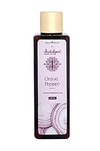 INDULGEO ESSENTIALS Onion And Pepper Oil, 100Ml For Hair Growth & Hair Fall Control, No Mineral Oil, Silicones & Synthetic Fragrance
