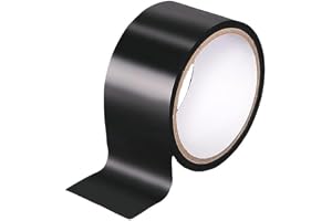 6cm Bred Svart Tejp, Perfekt FöR Karnevalspel Och Rollspel, Perfekt FöR Fitness, Par GåVa - H11