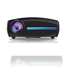 Jambar S-4 ( Upgraded Android 9.0 ) Android TV Real Native Resolution 1920*1080 Full HD Brightness 5500 Lumens 4D Keystone Correction Bluetooth WiFi 4K Smart Home Theater LED Projector (Black)