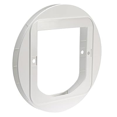 Sureflap Adaptateur de Montage de Chatière pour Chat - Blanc