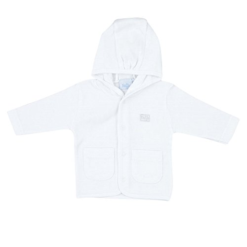 Feetje Baby Jacket with Hood - White - Size 62 (3-6 Months)