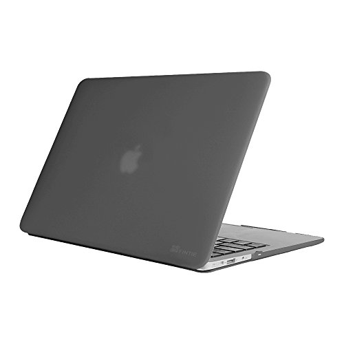 Fintie MacBook Air 13 Hülle - Ultra Slim Hochwertige Matt Gummierte Hartschale Tasche Schutzhülle Snap Case für Apple MacBook Air 13.3 Zoll (A1466 / A1369) , Grau