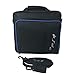 Produktbild Spielkonsole Aufbewahrungstasche Schultertasche Travel Case Shock Proof Wasserdichte Tragetasche für PS4 Konsole Zubehör - Schwarz