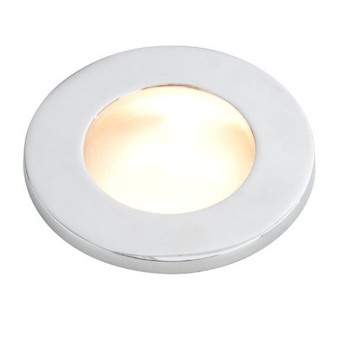 Preisvergleich Produktbild Einbauleuchte DOLIX OUT GU10 ROUND Glas satiniert chrom EEK: A++ - E