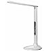 Produktbild JIASHUAIBIN Tragbar Fold LED Tischleuchte Touch Typ Temperatur Kalender Display Tisch Lampe, Verstellbare Eye Leselicht Weiß