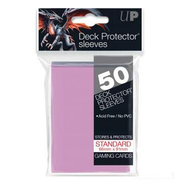 Ultra Pro - 330481 - Jeu De Cartes - Housse De Protection - Rose - 50 Pièces - D12
