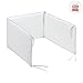 Cambrass Cot Bumper (60 60 x 40 cm, Star Grey)