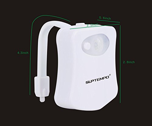 Smartes Toilettenlicht mit Bewegungssensor, mehrfarbige LEDs - 3
